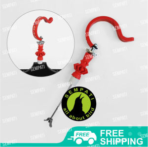 SEMPATI Gantungan Karet Oriq Jaya Gantungan Anti Slip Sangkar Kandang Burung Murai Kacer Anis Lovebird Kenari Pleci Cucak Dll GKSBOJ