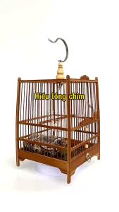 Lồng Chim Khuyên + Chim Hút Mật Phom Thái Chất Liệu Trúc Già Cật ( Ráp Sẵn )