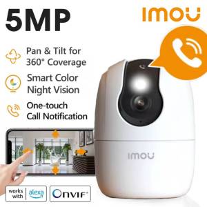 Imou Ranger 2C PRO 5MP 3K Wifi One-Touch Calll Human/Pet Detection Smart Full-Color Night Vision Security Surveillance IP Camera