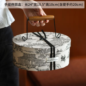 กล่องของขวัญคริสต์มาสทรงอvale กล่องของขวัญวันหยุด กล่องบรรจุภัณฑ์ขนมปังไข่ กล่องของขวัญระดับไฮเอนด์ กล่องขนมปังอบ