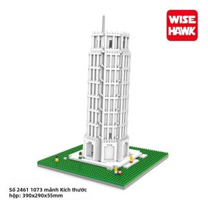 Bộ Mô Hình Kiến Trúc Nổi Tiếng Thế Giới - Đồ Chơi Xếp Hình Giáo Dục Tự Làm Vật Trang Trí Bàn Làm Việc Cho Trẻ Em Quà Tặng Sáng Tạo Ngày Lễ