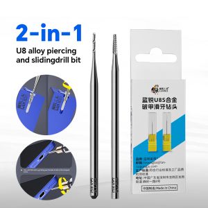 LANRUI U8S Alloy Piercing Sliding Drill Bit Mobile Phone Repair Removal Extraction Tool for Precise Screw/Component Extraction