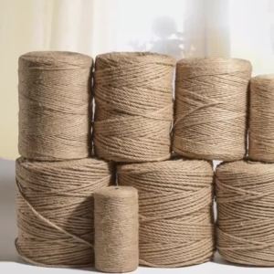 10M Natural Jute Rope String Ribbon Crafts DIY Vintage Jute Cord Twine Thread Sewing Party Wedding Christmas Home Decortion