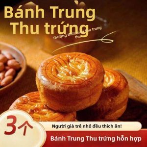 Bánh Trung Thu Truyền Thống Vị Hạt Năm Loại và Trứng Muối
