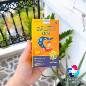 ZIMEGA 3 KIDS (30 viên) - Viên dầu cá bổ sung DHA EPA cho bé từ 3 tuổi.