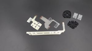 Replacement Full Set Silicone Rubber Conductive Button Pads and Flex Cable For PSP1000 Game Console Repair Part
