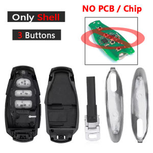 KEYECU 315/ 433/ 868MHz PCF7945AC Chip 3 Button Replacement Smart Card Remote Key Fob for Volkswagen Touareg 2010-2018