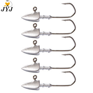 Triangle Head Hooks 3.5g 5g 7g 10g 14g 20g Ship type fishing hook soft worm jig Lure Hook Jig Head Fishing Tackle Hooks