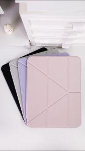 Casing Acrylic iPad Pro 11\" & Air5/Air4 Gen 5/6 iPad Gen 10th 9/8/7 10.2\" Air 1/2 YFold Cover Clear dengan Pencil Holder