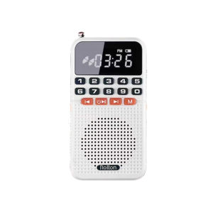 Mini Radio Portable Pocket AM FM Walkman Radios Bluetooth 5.0 Speaker TF Card Music Player with LED Flashlight For Home Soundbox