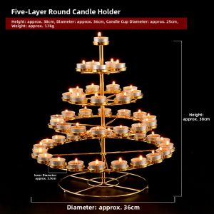 ZANGCUN | Seven Star Lotus Buddha Lamp Stand