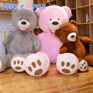 JOJO CASTLE Stuffed Giant America Teddy Bear Plush Toys 100/130/160/180cm Soft Animals Pink/Purple/Blue/White/Gray/Brown  Teddy Bear for Girl 5ft Popular Birthday Gifts Valentines Gift for Girlfriend