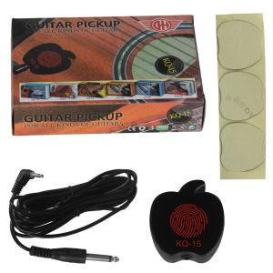 IRIN | IRIN KQ-15 Guitar Pickup Contact Microphone Piezo Pickup for Acoustic Guitar Ukulele Violin Mandolin Banjo Easy Installation