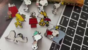 Bandai | Bộ 10 Ghim Cài Men Hình Hoạt Hình Chó Con Nhà Đỏ Và Chim Vàng Dễ Thương Phù Hiệu Cài Áo Cho Ba Lô Đồ Trang Trí Ngộ Nghĩnh Đồ Sưu Tầm Dành Cho Mọi Lứa Tuổi