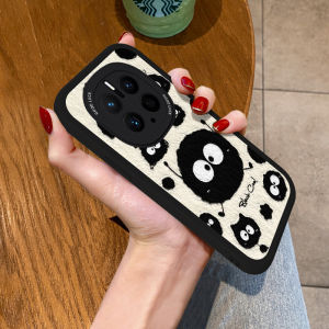 Huawei Mate80 pro Max Silicone Phone Case Cute Coal Ball Full Lens Cover Mens Womens Cartoon Personality Soft Protective Shell