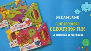 Colouring Book / Cute Toddlers Colouring Fun Books with Colour Pencils For Kids Age 3 - 7 Years