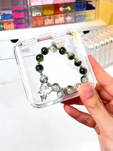 Anti Oxidation Bracelet Display Acrylic Sealed Wenwan Bracelet Holder Bead Dracelets Jewellery Transparent Earring Rings Storage Box透明收纳盒