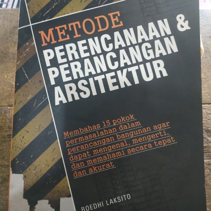 buku metode perencanaan dan perancangan arsitektur