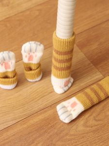 Double Layer Thickened Chair Feet Gloves Table and Chair Foot Pad Quiet and Wear-Resistant Table Leg Table Mats Chair Leg Stool Leg Protector