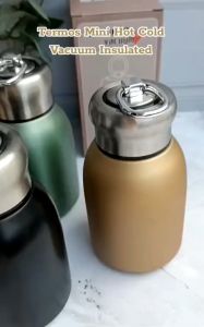 Termos Mini Hot Cold 300ml Vacuum Insulated 304 Food Grade BPA Free Coffee Mug Kopi Juice Jus