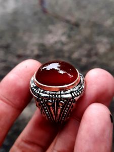 cincin batu akik anggur obi asli natural