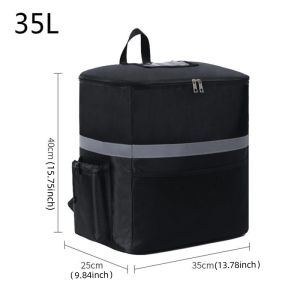 20/35L Extra Large Thermal Food Bag Cooler Bag Refrigerator Box Fresh Keeping Food Delivery Backpack Insulated Cool Bag