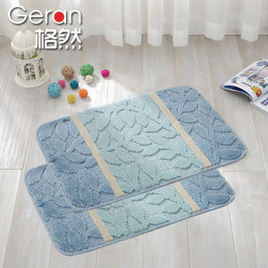 Water Absorbent Non-Slip Door Mat Home Entrance Bathroom Bedroom Carpet Rug Modern Simple Style Machine Washable Floor Mat