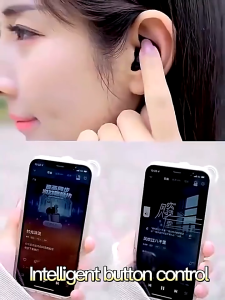 X55 Bluetooth Earphones Ultra-Thin In-Ear Fit Charging Case with Display Anti-Interference Low Latency Waterproof In-Ear Bluetooth Earphones