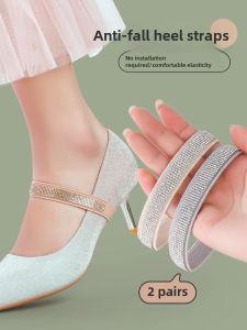 Loafers Anti-Slip Shoelace Elastic Straps Versatile Single-Layer Shoes Not Tired Feet Not Heel Fixing Band Handy Gadget