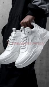 RANGER FULL WHITE - Sepatu Sneakers Pria Putih Polos Casual Cowok Naz x Sneakers Pedia