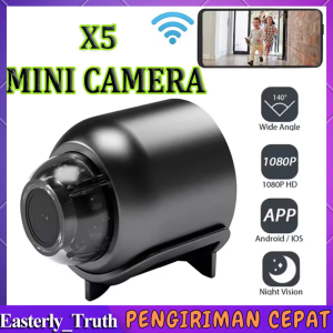 X5 Mini Camera Mini CCTV WiFi IP Camera Angle Micro Kamera Mini Camera Camcorder Kamera Keamanan 365 Hari Tidak Perlu Mengisi Daya