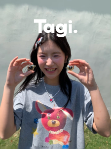 Tagi. Gold Coin Smiley Apple Necklace / Ring / Earrings สร้อยคอเหรียญทองรูปแอปเปิ้ลยิ้ม