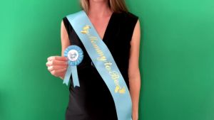 Baby Shower Sash and Badge for Boy Mommy to Be Sash and Daddy to Be Badge Ideal Mom and Dad Gift