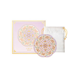 Folding Portable Makeup Mirror Cultural Creative Gift for Birthday Wedding Engagement High-End Ancient Style by HeXi