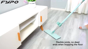 Flat Mop Self Wash Squeeze Dry Floor Mop 2 in 1 360 Spin Mop with Bucket & Refill Pad Replacement