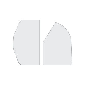 YOMDID 2pcs DIY Multi-Compartment Clutch & Coin Purse Sewing Templates Quilting Stencils With Pre-Cut Fold Patterns