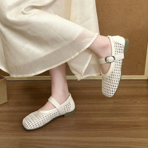 YX | Lace Hollow Flat Sandals