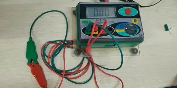 Misuratore Resistenza Terra Digitale DUOYI – Megohmmeter 0-2000 Ohm