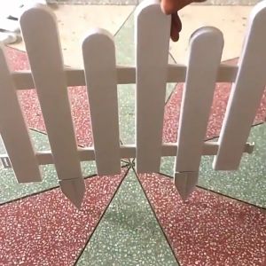 รั้วพลาสติก รั้วที่ถอดออกได้ ความยาว 25 มม ผู้ที่ต้องการการตกแต่งสวน Diy สามารถทำการตกแต่งสวนได้ง่าย รูปแบบสำหรับสําหรับตกแต่งสวน [พร้อมส่ง]