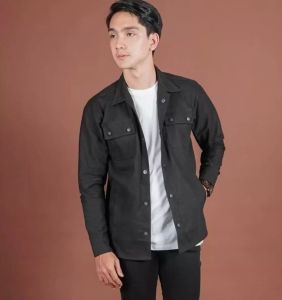 Kemeja semi jaket pria