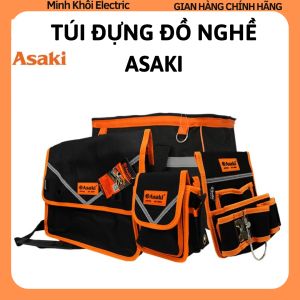 túi đựng dụng cụ đa năng Asaki túi đựng đồ nghề túi đeo thắt lưng đựng đồ nghề túi đựng dụng cụ kỹ thuật chống thấm