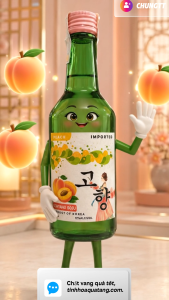Rượu Soju Gohyang vị đào - 12% VOL - 360ML