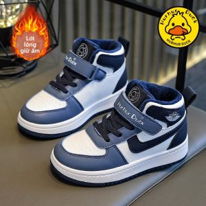 JIFANPAUL | Boys High-top Warm Fleece Lined Shoes