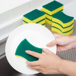 10Pcs Dishwashing Kitchen Nano Emery Magic Clean Rub Pot Rust Focal Stains Sponge Removing Kit Cleaning Brush Sponges Tools