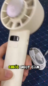 [Milky Mart] Quạt làm mát băng cầm tay 100 cấp độ 2025 Màn hình kỹ thuật số Turbo có sò làm mát 5200mAh tiato