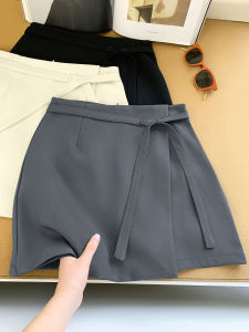 AMILUCK | Irregular High Waist A-Line Short Skirt