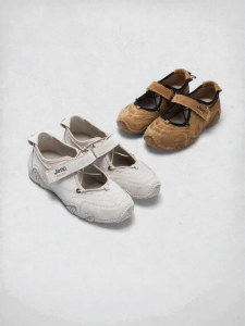 Jeep | Leisure Sport Soft Bottom Ugly Cute Magic Tape Mary Jane Shoes