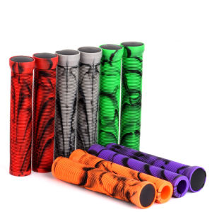Bike Length Rubber Grips MTB Folding Bike MultiColor Anti-Slip Bicycle Grips 22.2mm ShcokProof Handlebar Bar With Plug Cycling