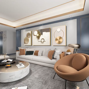 Modern Living Room Decor Painting sofa Backdrop HD Frame mural 3 Pcs Bedroom Corridor Abstraet Frame