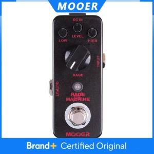 Mooer | MOOER Rage Machine Guitar Heavy Metal Distortion Effect Pedal True Bypass Metal Shell Electric Guitar Parts & Accessories